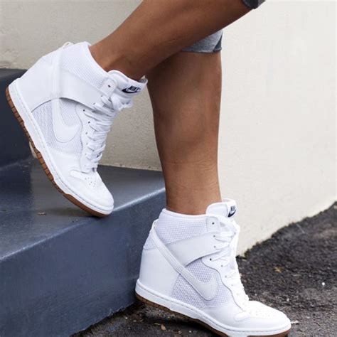 white nike dunk sky hi|nike dunk sky high wedge.